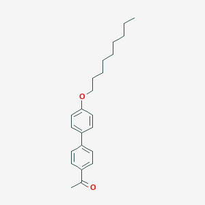 molecular formula C23H30O2 B420666 1-[4'-(NONYLOXY)-[1,1'-BIPHENYL]-4-YL]ETHAN-1-ONE 