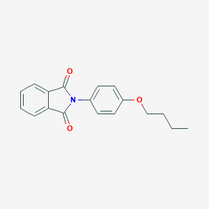 molecular formula C18H17NO3 B420693 2-(4-BUTOXYPHENYL)-2,3-DIHYDRO-1H-ISOINDOLE-1,3-DIONE 