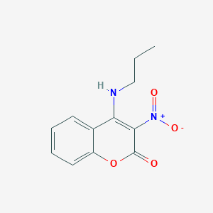 3-Nitro-4-propylamino-chromen-2-one