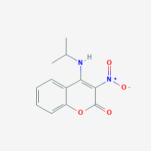 4-Isopropylamino-3-nitro-chromen-2-one