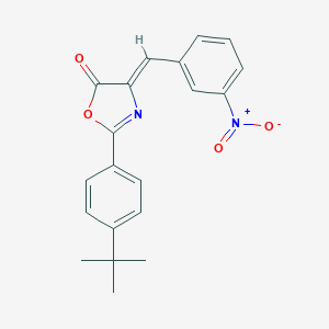 2-(4-tert-butylphenyl)-4-{3-nitrobenzylidene}-1,3-oxazol-5(4H)-one
