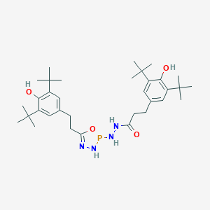 3-(3,5-ditert-butyl-4-hydroxyphenyl)-N'-(5-[2-(3,5-ditert-butyl-4-hydroxyphenyl)ethyl]-1,3,4,2-oxadiazaphosphol-2(3H)-yl)propanohydrazide
