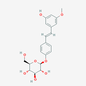 molecular formula C21H24O8 B042078 Pinostilbenoside CAS No. 58762-96-2