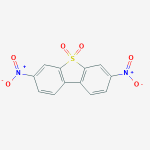 molecular formula C12H6N2O6S B420782 3,7-Dinitrodibenzothiophene 5,5-dioxide CAS No. 58920-49-3