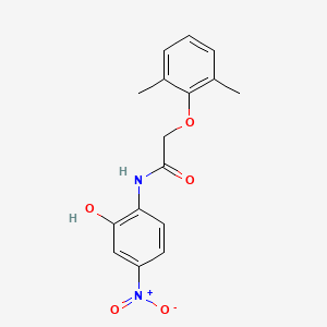 molecular formula C16H16N2O5 B4208337 2-(2,6-dimethylphenoxy)-N-(2-hydroxy-4-nitrophenyl)acetamide 