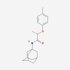 molecular formula C20H27NO2 B4208408 N-(1-adamantyl)-2-(4-methylphenoxy)propanamide 