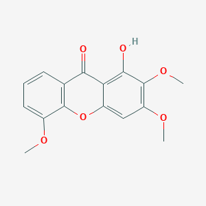 molecular formula C16H14O6 B042096 1-Hydroxy-2,3,5-trimethoxyxanthene CAS No. 22804-49-5