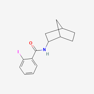 molecular formula C14H16INO B4209717 N-(2-bicyclo[2.2.1]heptanyl)-2-iodobenzamide 