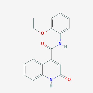 molecular formula C18H16N2O3 B4209926 N-(2-ethoxyphenyl)-2-hydroxy-4-quinolinecarboxamide 