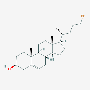 molecular formula C24H39BrO B042110 (3β)-24-溴胆固醇-5-烯-3-醇 CAS No. 74041-57-9