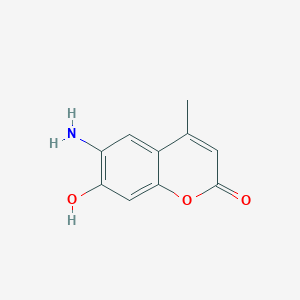 molecular formula C10H9NO3 B042130 6-amino-7-hydroxy-4-methyl-2H-chromen-2-one CAS No. 68047-36-9