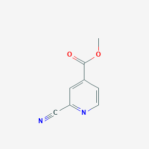 molecular formula C8H6N2O2 B042131 Methyl 2-cyanoisonicotinate CAS No. 94413-64-6