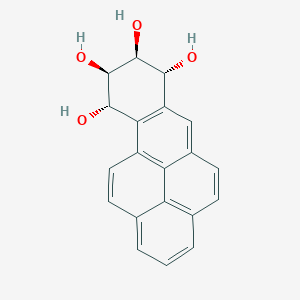 molecular formula C20H16O4 B042140 Benzo(a)pyrene-7,8,9,10-tetrol, 7,8,9,10-tetrahydro-, (7R,8S,9R,10S)-rel- CAS No. 61490-66-2