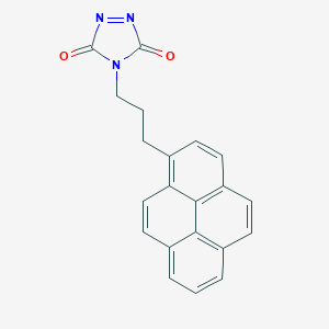molecular formula C21H15N3O2 B042141 4-(3-Pyren-1-ylpropyl)-1,2,4-triazole-3,5-dione CAS No. 138615-26-6