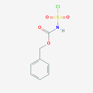 molecular formula C8H8ClNO4S B042154 苄基（氯磺酰基）氨基甲酸酯 CAS No. 89979-13-5