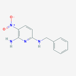 molecular formula C12H12N4O2 B042158 2-Amino-6-(benzylamino)-3-nitropyridine CAS No. 21626-43-7