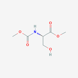 molecular formula C6H11NO5 B042166 N-(Methoxycarbonyl)-L-serine Methyl Ester CAS No. 96854-24-9