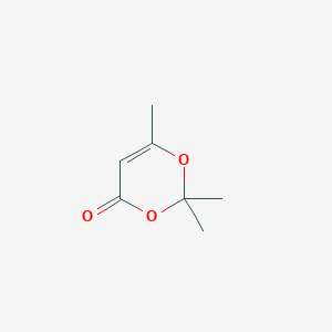 molecular formula C7H10O3 B042172 2,2,6-Trimethyl-4H-1,3-dioxin-4-one CAS No. 5394-63-8