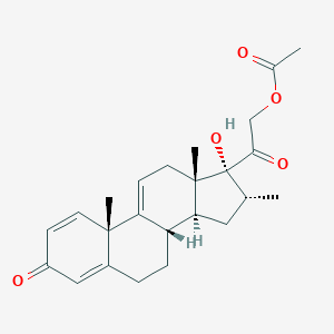 molecular formula C24H30O5 B042186 9,11-Dehydrodexamethasone acetate CAS No. 10106-41-9