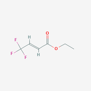 molecular formula C6H7F3O2 B042193 Ethyl 4,4,4-trifluorocrotonate CAS No. 25597-16-4