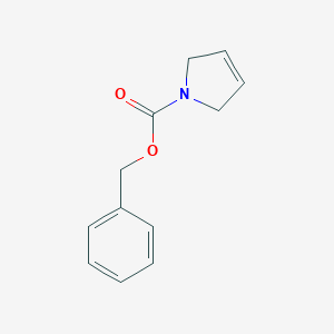 molecular formula C12H13NO2 B042196 苯甲基 2,5-二氢-1H-吡咯-1-羧酸酯 CAS No. 31970-04-4