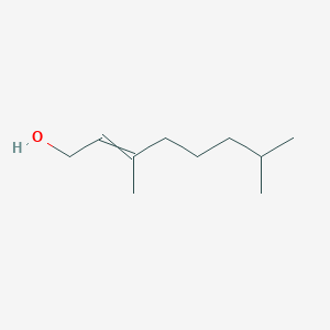 molecular formula C₁₀H₂₀O B042201 2-Octen-1-ol, 3,7-dimethyl- CAS No. 40607-48-5