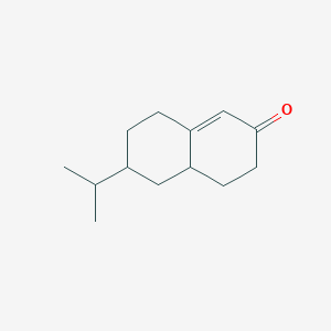 molecular formula C13H20O B042207 2(3H)-Naphthalenone, 4,4a,5,6,7,8-hexahydro-6-(1-methylethyl)- CAS No. 34131-96-9