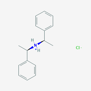 molecular formula C16H20ClN B042209 (R,R)-(+)-Bis(alpha-methylbenzyl)amine Hydrochloride CAS No. 82398-30-9