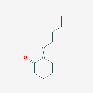 molecular formula C₁₁H₁₈O B042211 2-戊烯基环己酮-1-酮 CAS No. 25677-40-1
