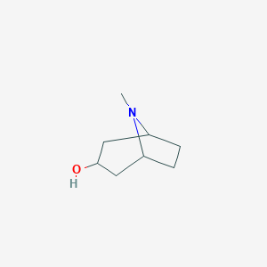 molecular formula C8H15NO B042219 Pseudotropine CAS No. 135-97-7