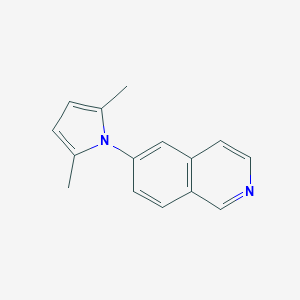 6-(2,5-dimethyl-1H-pyrrol-1-yl)isoquinoline