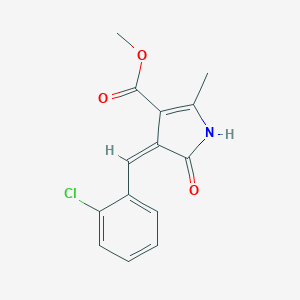 methyl 4-(2-chlorobenzylidene)-2-methyl-5-oxo-4,5-dihydro-1H-pyrrole-3-carboxylate