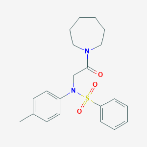 N-(2-Azepan-1-yl-2-oxo-ethyl)-N-p-tolyl-benzenesulfonamide