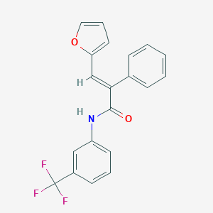 3-(2-furyl)-2-phenyl-N-[3-(trifluoromethyl)phenyl]acrylamide