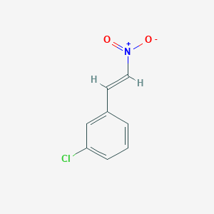 molecular formula C8H6ClNO2 B042228 1-Chloro-3-(2-nitrovinyl)benzene CAS No. 37888-03-2