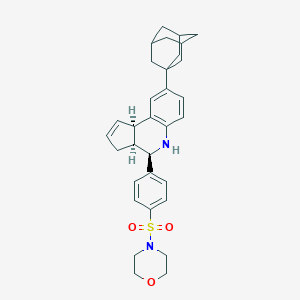8-(1-adamantyl)-4-[4-(4-morpholinylsulfonyl)phenyl]-3a,4,5,9b-tetrahydro-3H-cyclopenta[c]quinoline