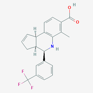 (3aS,4R,9bR)-6-methyl-4-[3-(trifluoromethyl)phenyl]-3a,4,5,9b-tetrahydro-3H-cyclopenta[c]quinoline-7-carboxylic acid