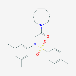 N-[2-(azepan-1-yl)-2-oxoethyl]-N-(3,5-dimethylphenyl)-4-methylbenzenesulfonamide