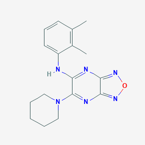 N-(2,3-dimethylphenyl)-6-(1-piperidinyl)[1,2,5]oxadiazolo[3,4-b]pyrazin-5-amine