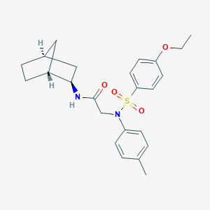 N-bicyclo[2.2.1]hept-2-yl-2-{[(4-ethoxyphenyl)sulfonyl]-4-methylanilino}acetamide