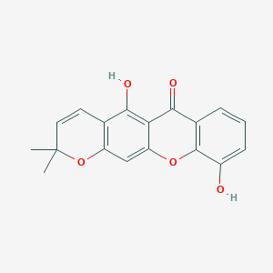 molecular formula C18H14O5 B042230 6-Deoxyjacareubin CAS No. 16265-56-8