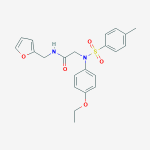2-{4-ethoxy[(4-methylphenyl)sulfonyl]anilino}-N-(2-furylmethyl)acetamide