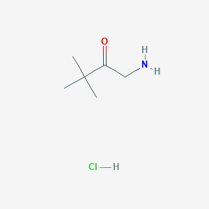 molecular formula C6H14ClNO B042231 1-Amino-3,3-dimethylbutan-2-one hydrochloride CAS No. 33119-72-1