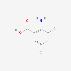 molecular formula C7H5Cl2NO2 B042233 2-氨基-3,5-二氯苯甲酸 CAS No. 2789-92-6