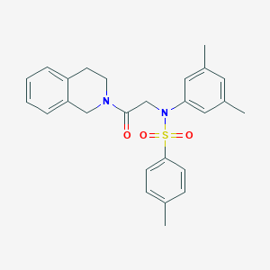 N-[2-(3,4-dihydro-2(1H)-isoquinolinyl)-2-oxoethyl]-N-(3,5-dimethylphenyl)-4-methylbenzenesulfonamide