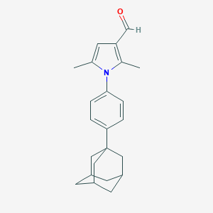 molecular formula C23H27NO B422336 1-[4-(1-adamantyl)phenyl]-2,5-dimethyl-1H-pyrrole-3-carbaldehyde 