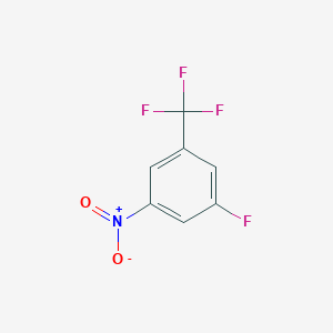 molecular formula C7H3F4NO2 B042245 1-Fluoro-3-nitro-5-(trifluoromethyl)benzene CAS No. 454-73-9