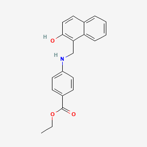 molecular formula C20H19NO3 B4225042 Ethyl 4-[(2-hydroxynaphthalen-1-yl)methylamino]benzoate 