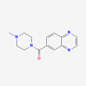 molecular formula C14H16N4O B4225135 4-Methylpiperazinyl quinoxalin-6-yl ketone 