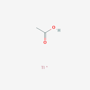 molecular formula C₂H₄O₂Ti B042265 Thallium acetate CAS No. 563-68-8